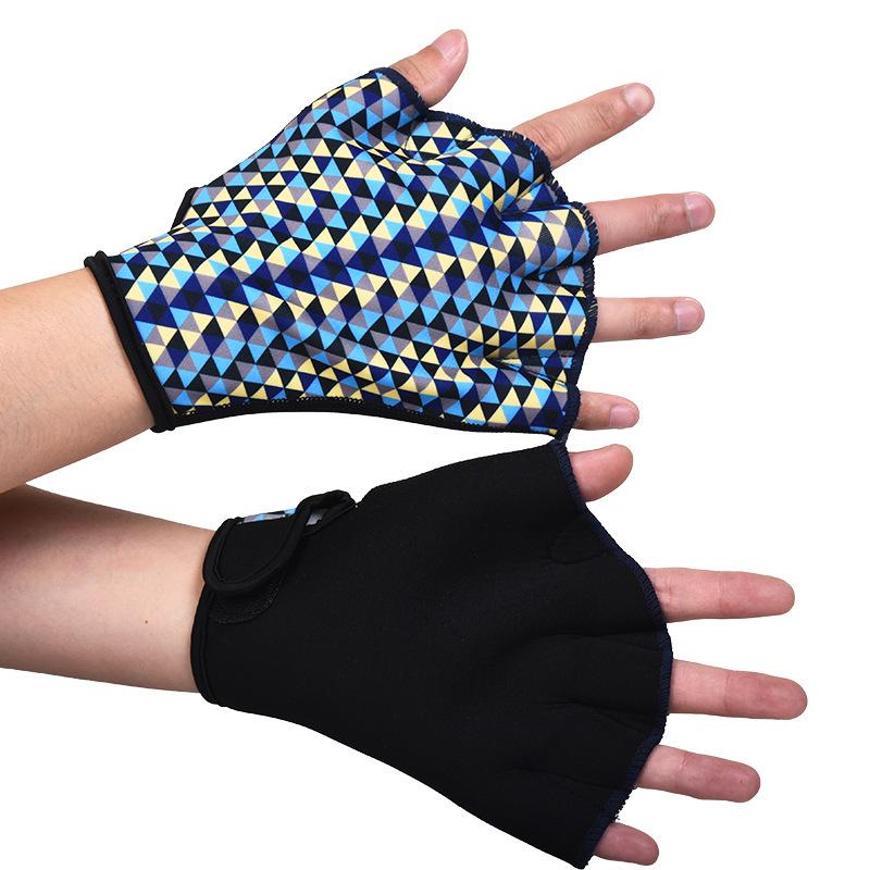 Unisex Summer Half-Finger Paddle Gloves for Water Sports and Diving