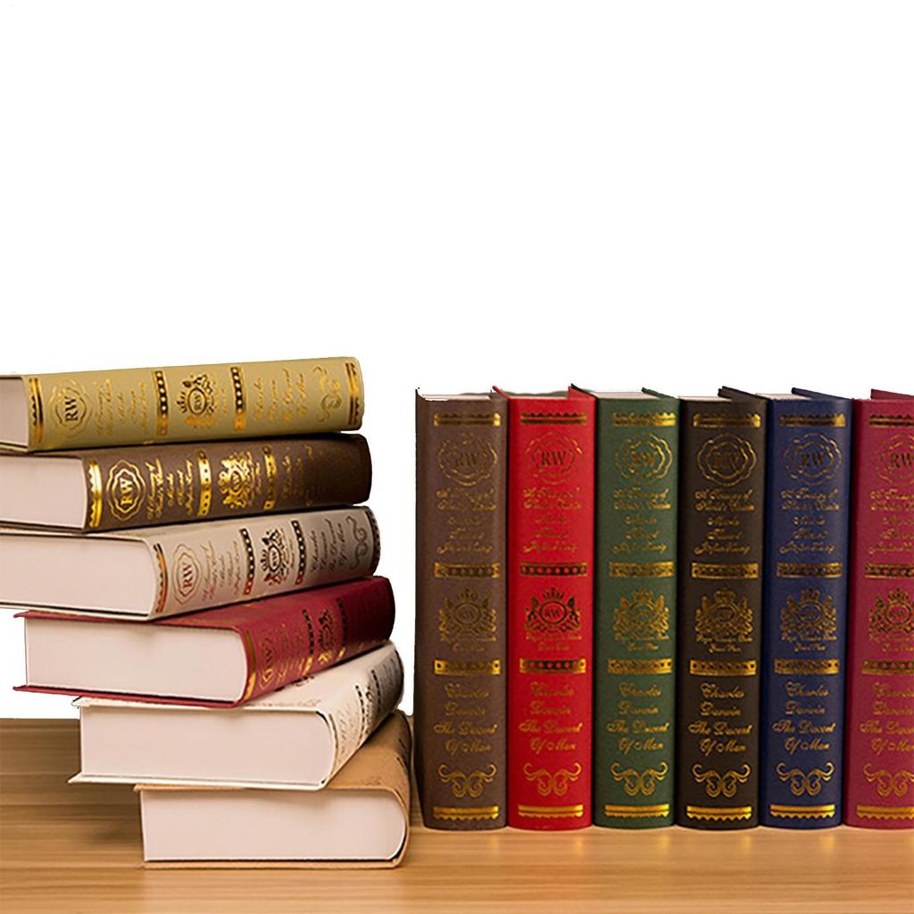 Accessori per Fotografia Retrò Europei per la Casa Libri Finti Tavolo da Ufficio Modello di Libro Simulato Decorazione per Stanza Portico Decorazione per la Casa