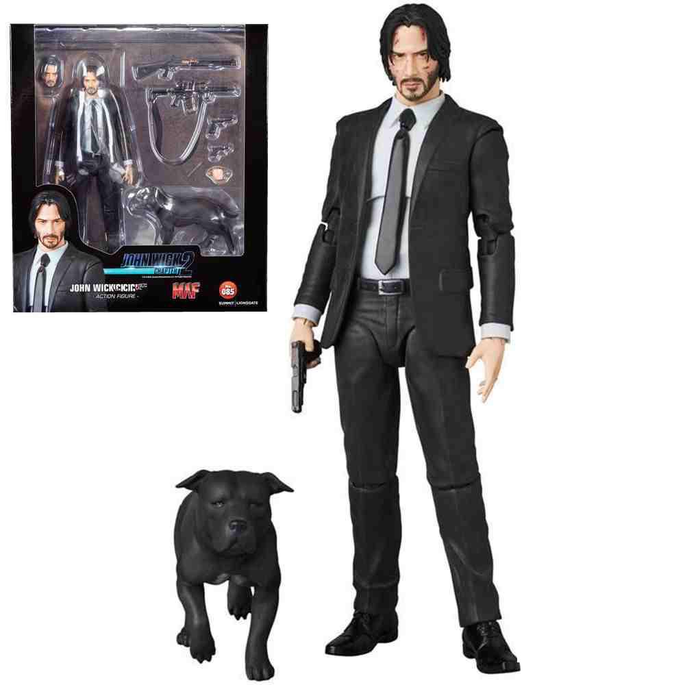 2025 Mafex 085 John Wick Chapter 2 Action Figure Movable Ornaments Pvc Collection Johnthan Wick Diamond Figures Model Toys Gifts