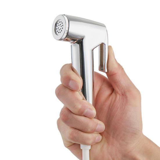 Handheld Bidet Spray Shower Head Bathroom Toilet Shattaf Spring Hose Cleanser