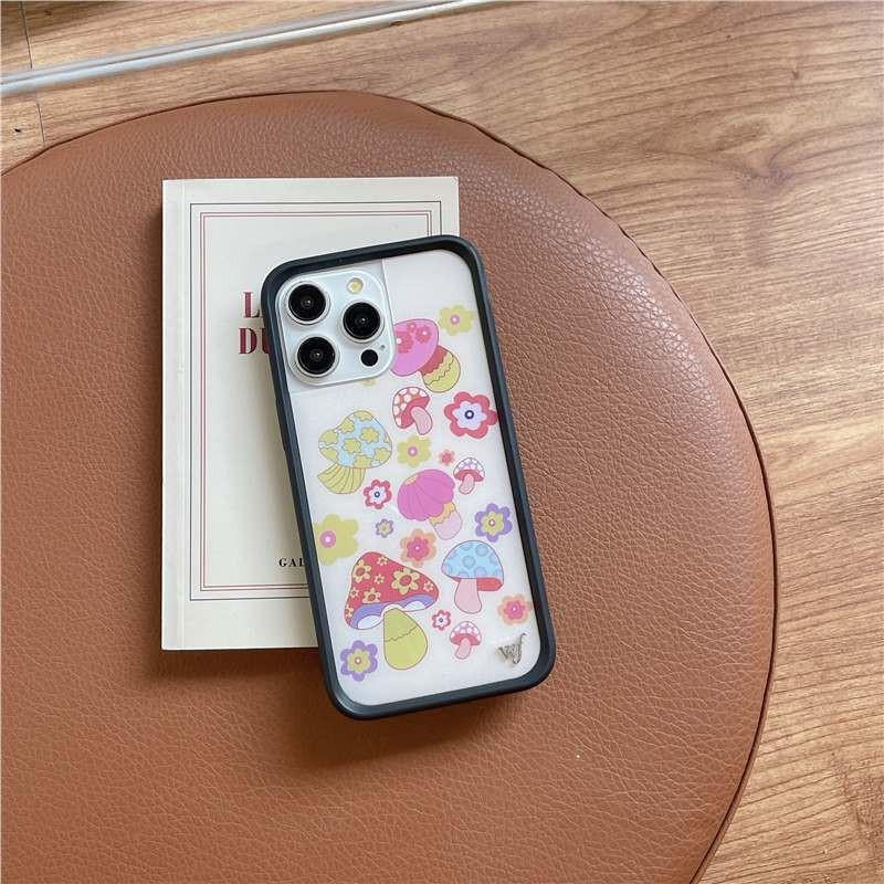 Waterproof Phone Case IPhone 17 Pro Max 16 15 14 Plus 13 12 Cherry Strawberry Flower Anti-drop