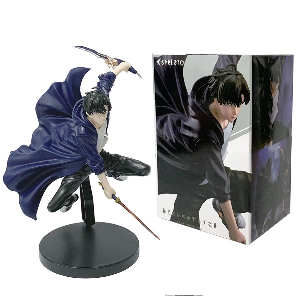 New Solo Leveling Sung Jinwoo Anime Figure Ore dake Level Up na Ken Shun Mizushino Anime Figurine Toy Decor Model Doll Toy Gift
