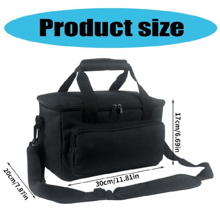 Charging Cable Travel Power Accessory with Multiple Pockets Compartment Travel Carrying Bag Portable Power Station Bag