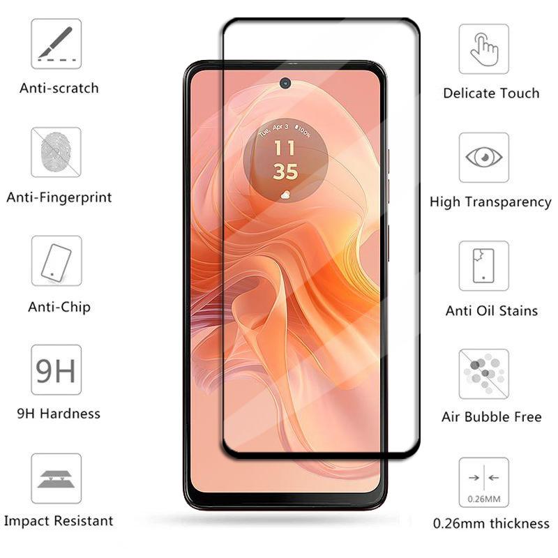 Full Cover Glass For Motorola Moto G Play 2026 Tempered Glass Moto G Play Screen Protector HD Protective Phone Lens Film