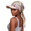 Fashion Print Silk Scarf Headwear With Sun Protection For Outdoor Activities