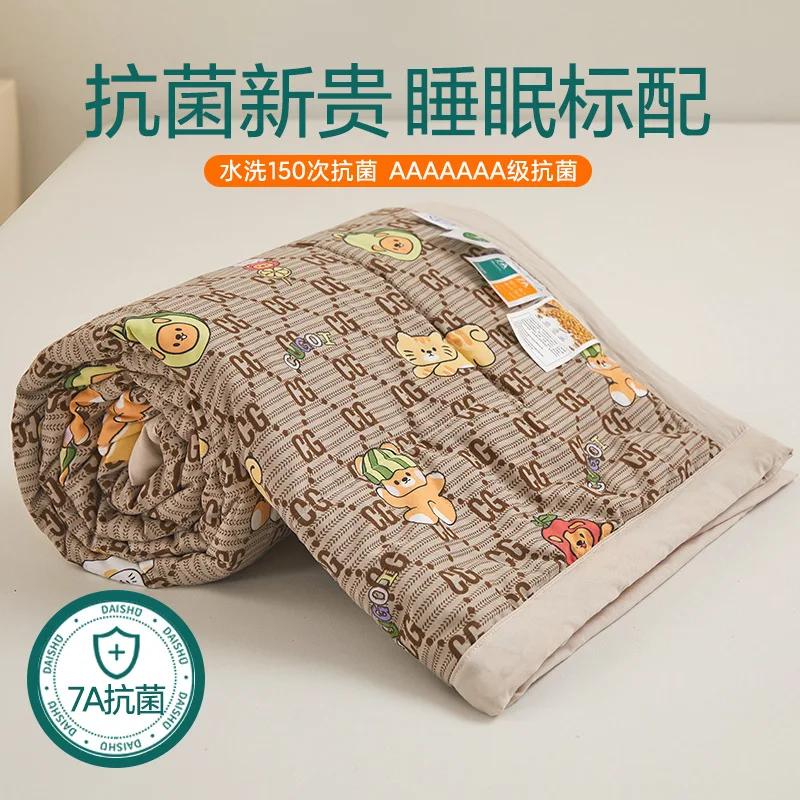 Xia Liang Quilt Summer Antibacterial Soybean Fiber Summer Quilt Machine Washable Soft Waxy Skin-friendly Air Conditioner Quilt