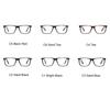 Fashion Unisex Anti Blue Light Reading Glasses For Men TR90 Lightweight Eyeglasses For Computer Square Hyperopia Glasses +2