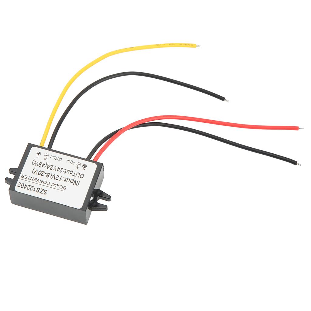 DC To DC Step Up Module IP67 Waterproof PP Housing Boost Voltage Converter Module 12V 9?20V To 24V