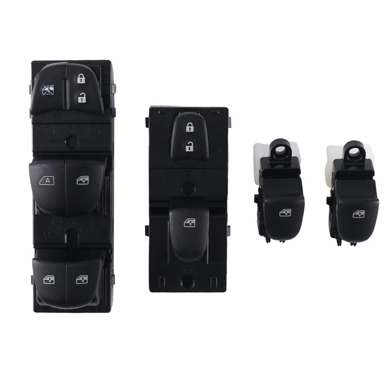 Car Window Switch Red Light 25401-1KA0A 25401-1KA0B 25411-1KL5A For Nissan Qashqai Altima Sylphy Tiida