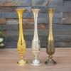 Elegant Engraved Metal Vases Narrow Neck Bud Vases For Flower Arrangements And Living Room Room Styling Wedding Gift