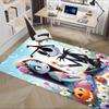 Office Rug Jack Skellington, Sally Theme 3D Printed Anti-Slip Rug-Machine Washable for Living Room