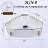 Drain Basket Stainless Steel Kitchen Supplies Household Sink Hanging Non Perforated Storage Rack Multi Functional Drip Basket