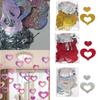 Laser Sequin Valentine's Day Love Pulling DIY Love Heart Hanging Curtain  Couple Anniversary