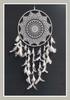 White Metal Hoop DIY Dreamcatcher Macrame Ø40Cm (Discontinued)