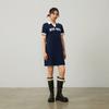 New MLB Short Sleeved Dresses Women's Marine Blue 3FOPV0143-43NYS