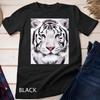Wild White Tiger T Shirt, Leopard Tiger Graphic Design Unisex T-shirt
