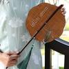 Bamboos Fan,Round Folding Fan,Chinese Foldable Hand Fan Handheld Fan for Birthday Party Wedding Home Decorations