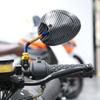 8mm/10mm Motorcykel Sidospegel Ersättning Motorcykel Backspegel Multivinkeljustering med Reflekterande Strimma