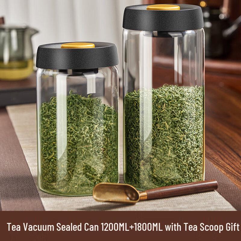 Youluo Glass Vacuum Tea Canister