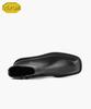 Firenze Atelier [Vibram] Volume Square Toe Standard Rubber Sole Zipper Boots 9420-Z [Black Fg]