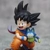 10CM Anime Dragon Ball Z Son Goku Figur Modell Spielzeug Hält Poole Niedliches Modell Spielzeug Geschenk Sammlung Kindheit Goku Action Figur