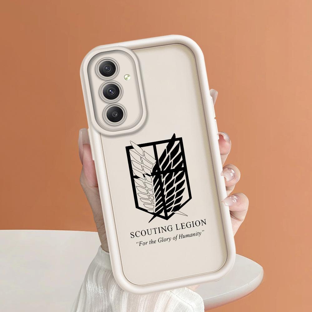Soft Silicone Square Ladder Printing Pattern Phone Casing Full Cover Camera Shockproof Protection Rubber Case for Samsung
