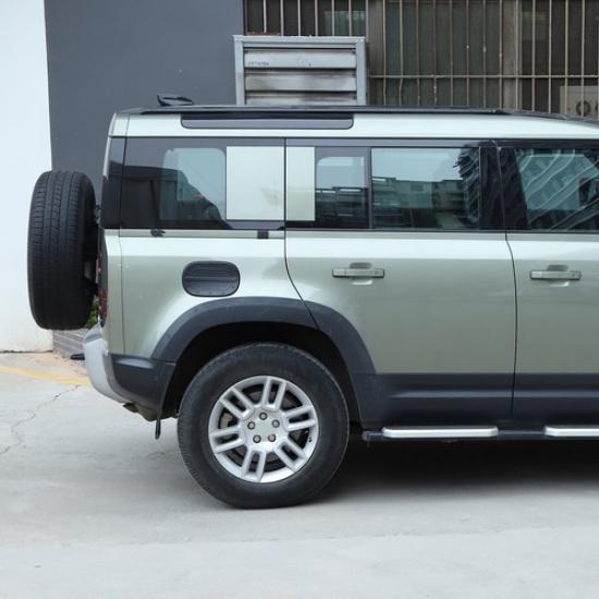 Matte Black Fuel Tank Gas Door Cover Trim For Land Rover Defender -24