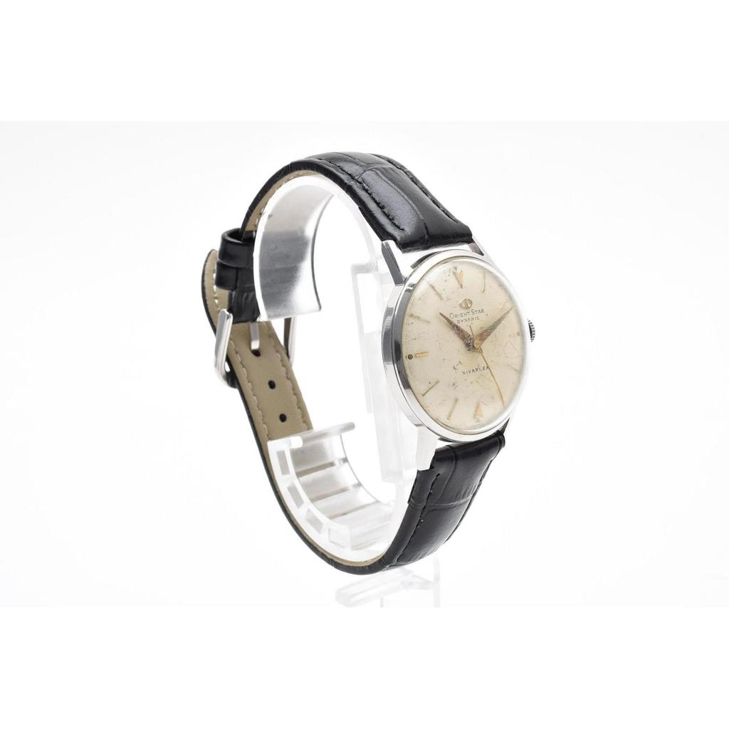 Used Good item ORIENT Orient Star Dynamic U13037 Hand-wound White Dial Vintage 1960's Unisex Watch Working Item