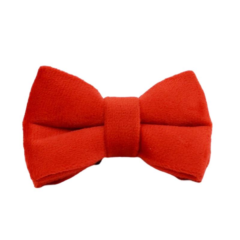 Red Velvet Cat Collar with Cute Bell and Scarf Large