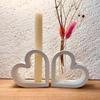 1pcs Silicone Molds for Heart-Shaped Vases, Casting Silicone Molds for Vases, Heart-Shaped Vase Trays, Decorative Casting Molds
