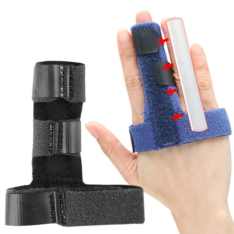 OK Polyester Cloth Finger Splint Bone Tendon Finger Sleeve Thumb Aluminum Plate Fixed Support Finger Guard Model 005
