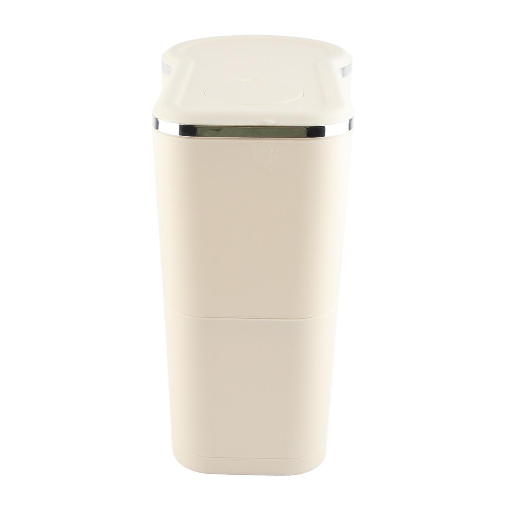 Boîtes à Riz Pression Blanc Crème Anti-Insectes Anti-Humidité Seau de Stockage pour Riz Usage Domestique Seau de Stockage pour Riz