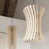 Lampa Wisząca Oriana 1 E27 Naturalne Drewno Wood Sollux Sl.0642
