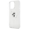 Karl Lagerfeld Klhmp15Xhgkcnot Iphone 15 Pro Max 6.7 Transparent Hardcase Karl&Choupette Glitter Magsafe