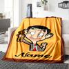 Customiz Name Personality Mr. Bean Blanket Soft &Warm Sofa Office Bed Travel Lunch Break Blanket, Gift Suitable All Seasons