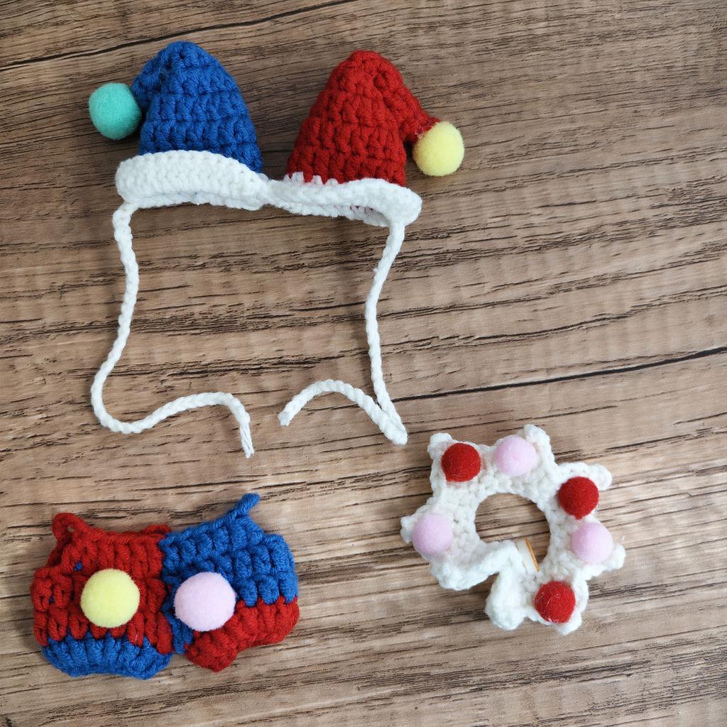 [Cloth Only] 10cm Doll Clothes Clown Suit Hand-hooked Overalls Exquisite Accessories Enhance Your Doll's Look