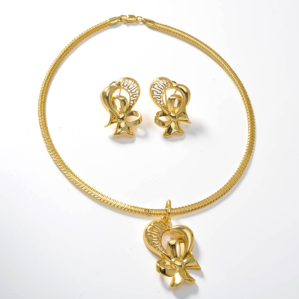 

Золотого цвета колье-чокер, серьги, цирконовый набор для женщин, Дубай, Африка, роскошное качество, ювелирные изделия, аксессуары для вечеринки, свадьбы