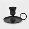 with Handle Candle Holder Metal Candle Cup Retro Candlestick  Desktop Adornment