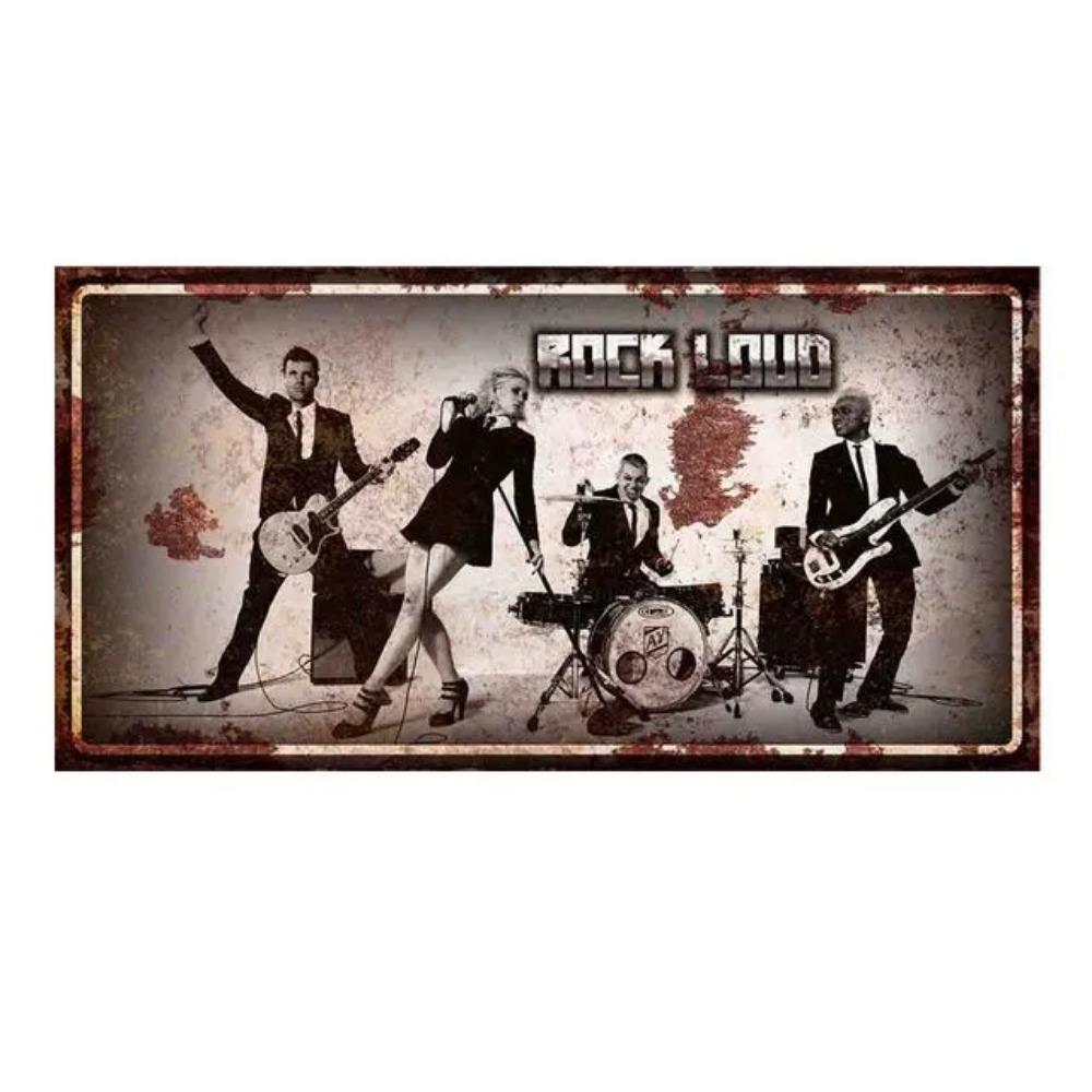 Retro Metall USA Logo, Route66 Kunstposter, 30x15 cm Bar Dekoration