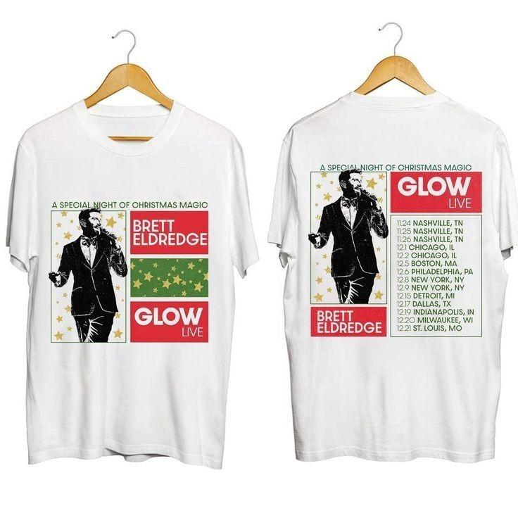 

Brett Eldredge Glow Live Tour 2023 Shirt 2 Sided Unisex Shirt SEG_299 Unisex T-Shirt XL