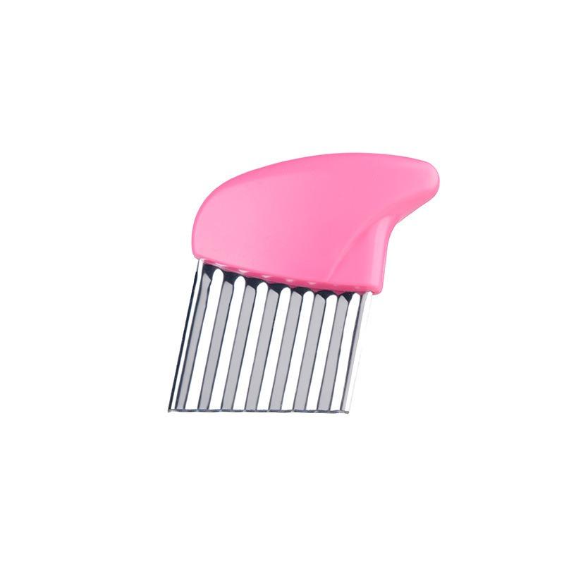 Potato Cutter Chip French Fry Maker Stainless Steel Wavy Knife French Frie Chopper Knife Chopper French Fry Kitchen Gadget Tools