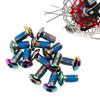 12er-Pack Schrauben-Fahrrad-Bremsscheibe, buntes Mountainbike