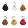 Cute Pet Hair Storage Bag Creative Dogs Paw Pendant Funny Cat Claw Keychain  Backpack Decor