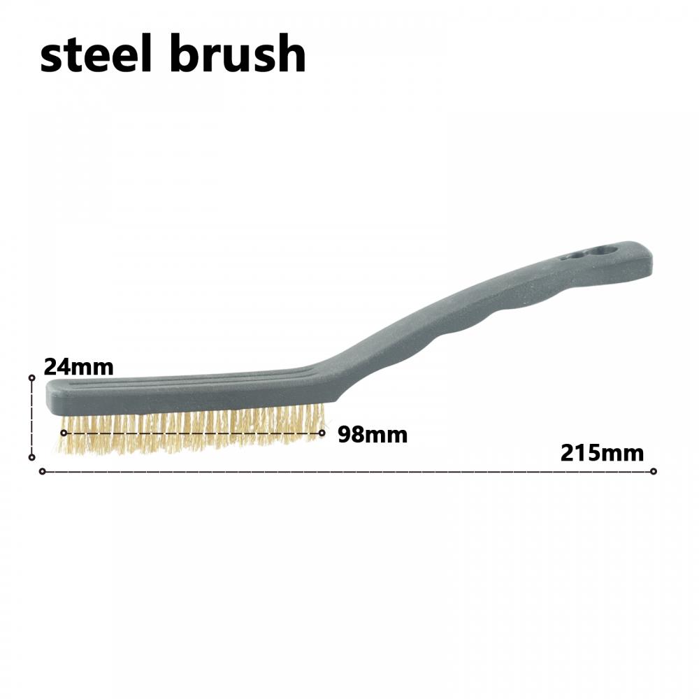 Curățare Curățare Mini Perie de Sârmă Îndepărtător Rugină Plastic Date Măsurate Manual