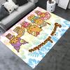 Office Rug Hello Kitty, Sanrio Anti-Slip Rug, Machine Washable for Living Room, Bedroom, Office, Multiple Sizes, Bedroom Mat, Decorative Mat, Durable