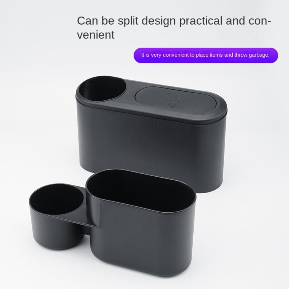 Durable Waterproof Car Storage Box Multifunctional Portable Car Trash Can Door Hanging Storage Box Car Interior Supplies