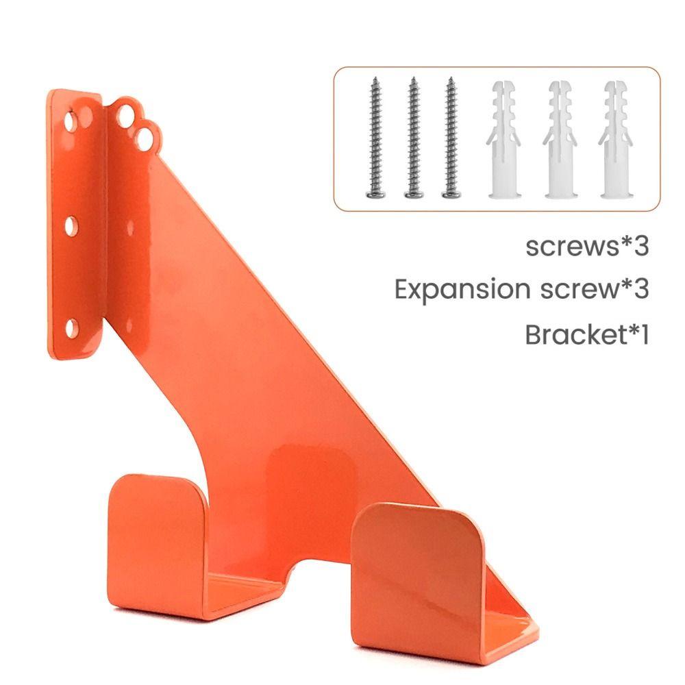 Prémiový univerzální držák na motorovou pilu Kovový závěs na motorovou pilu odolný proti korozi Protiskluzové háky Prostorově úsporný Robustní nástěnný držák Garáž