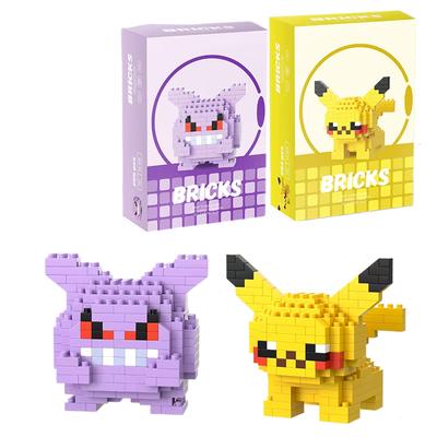 Gengar Παιχνίδι Lego Δομικά Τουβλάκια Pokémon Δράση Κινούμενος Χαρακτήρας Pikachu Bulbasaur Charmander Μοντέλο Για Παιδιά Δώρα Γενεθλίων