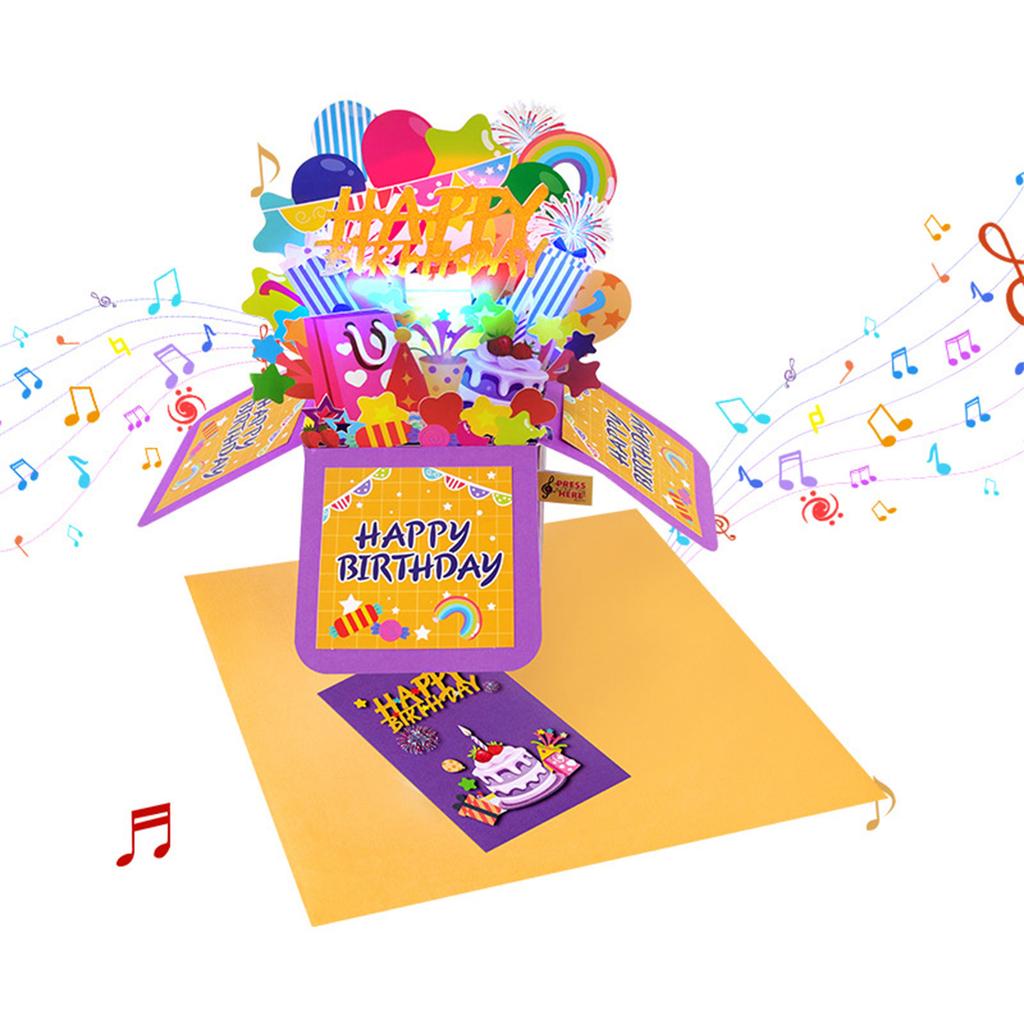 Handmade Musical Photo Frame Greeting Card Feature Built In Melodies And Sparkling LED Light Effect