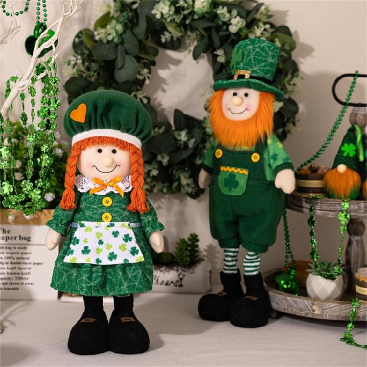 StPatrick's Day Gnome Irish Ornaments for Wedding Birthday Party Home Decor
